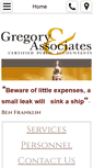 Mobile Screenshot of gregory-cpas.com